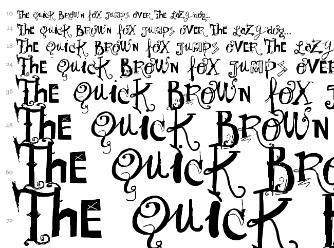 Vtks Sunny Day font waterfall